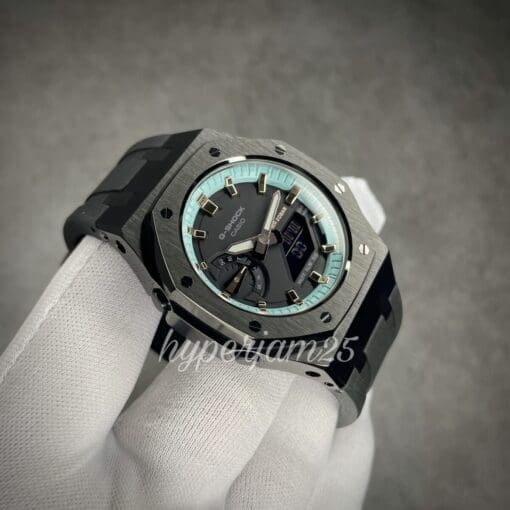 tiffany gshock casioak with full black custom tmj